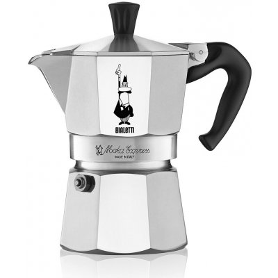 Bialetti Moka Express (různé velikosti) Objem v⁠ porcích: 4 porce