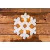 MagicHome Vianoce Vločka MagicHome Vianoce, 20 LED, teplá biela, 2xAA, časovač, 43 cm