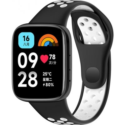 Remienok Sport Wristband čierno-biely pre Xiaomi Redmi Watch 3 Active