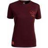 ROCDAY Cyklistický dres s krátkym rukávom - WOODY LADY - bordová XL