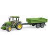 Bruder 2108 Traktor John Deere 5115M a valníčkem