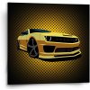 Sablio Obraz Chevrolet Camaro Žltá mriežka - 50x50 cm