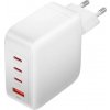 Wall Charger, Vention, FEIW0-EU, 3xUSB-C, USB-A, 140 W/140 W/30 W/18 W, GaN (white)
