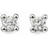Elements gold zlaté náušnice diamant 0,15 ct GE937
