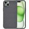 Techsuit Carbonite FiberShell kryt na iPhone 15 Plus – čierny