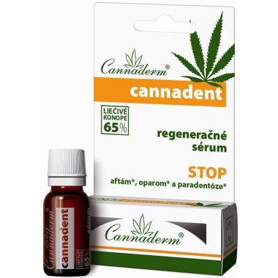 Cannaderm CANNADENT regeneračné sérum na afty a opary 5 ml