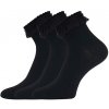 Boma Krajka Dámske slabé ponožky - 3 páry BM000004773500100968 čierna 39-42 (26-28)