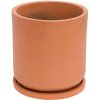 J145 KVETINÁČ + MISKA BELLE METAL ANTIK BRONZOVÁ 55x54CM XL