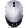 Genius Myš NX-9000BT, 1200DPI, Bluetooth, optická, 3tl., bezdrôtová, strieborná, vstavaná batéria, bluetooth (31030299102)