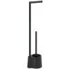 Wenko | WENKO 23804100 - WC kefa AVOLA 13x70 cm nerez/čierna | WE0046