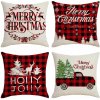 4x OBLIEČKA NA VANKÚŠ VIANOČNÁ 45x45 DEKORAČNÉ OBLIEČKY VANKÚŠIK VIANOCE