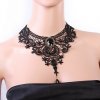 B-TOP Dámsky Choker náhrdelník GOTHIC - čierna