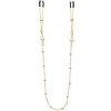 TABOOM Nipple Play Tweezers Pearl & Deluxe Chain (Gold)