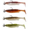 Savage Gear Gumová Nástraha Fat Minnow T Tail RTF Clearwater Mix 4 ks - 9 cm 7