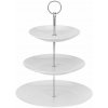 Podnos 3 poschodia okrúhly 17cm, 21cm, 26,5cm porcelán BÍ