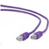 Gembird PP6-3M/V patch RJ45 , cat. 6, FTP, 3m, fialový