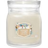 Sviečka Yankee Candle - VANILLA FLURRIES, stredná