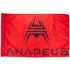 ANAREUS ANAREUS herná vlajka 60x90 cm - Červená