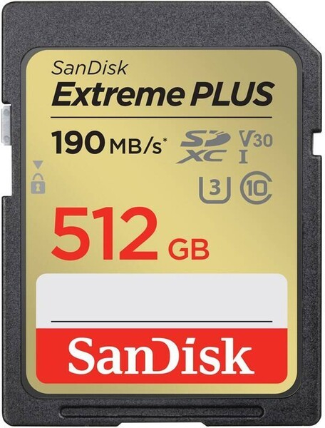 SanDisk SDXC UHS-I U3 512GB SDSDXWV-512G-GNCIN