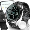 SMARTWATCH HODINKY OLED WATCH PÁNSKE MENU POĽSKÉ ROZHOVORY SMART ČIERNY ŠPORT