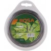 ROSA Kosačka na trávu damil 2,4 mm x 15 m zosilnený štvorec