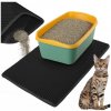 Purlov podložka pod mačaciu toaletu 75 × 55 cm čierna