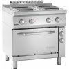 Elektrický sporák 4 plotýnky s elektrickou troubou, 800x700x850 mm | BARTSCHER, 286326 inox