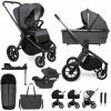 MUUVO SET Kočík 4v1 Quick SE 2 Diamond graphite set + CYBEX Aton B2 i-Size + základňa