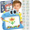 Woopie toys Magnetická kresliaca tabuľa Dinosaurus žltý cca 31 x 30 cm