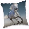 JERRY FABRICS Vankúšik White horse Polyester 40/40 cm