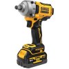 DeWALT DCF891P2G 18V AKU rázový utahovák, 2x5Ah, nabíječka, Tstak