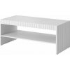 Cama Meble Luxusný konferenčný stolík PAFOS, biely mat/biely mat