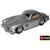 Bburago Mercedes Benz 300 SL 1954 stříbrná 1:24