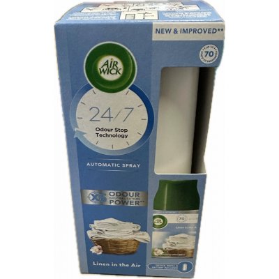 Air Wick FreshMatic komplet linen in the air 250 ml
