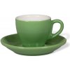 Biebri šálka s podšálkou, 65ml, set 4 ks, zelená