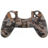 Silikonový obal na ovladač - Brown + Black Camo (PS4)