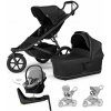 THULE Kočík 4v1 Urban Glide 3 Black s autosedačkou Maple Light Grey, základňou a príslušenstvom 2025