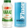 KALAS LIGHT Jemná morská soľ o 51 % menej soli 375 g + BENESOĽ Fluorizovaná jodidovaná 250 g