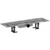 Hansgrohe RainDrain Compact - Sprchový žľab 60 cm, s roštom, kefovaná nerezová oceľ 56174800
