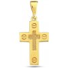 Lillian Vassago Originálny zlatý prívesok Krížik LLV98-GP103Y