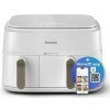 Fritéza teplovzdušná Philips Airfryer 3000 Series Dual Basket 9 l, NA353/10 biela