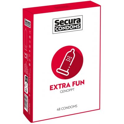 Kondómy Secura Extra Fun, 48 ks