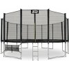 Trampolína Aga SPORT PRO 518 cm Čierna + ochranná sieť