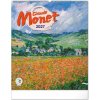NOTIQUE Nástenný kalendár Claude Monet 2027, 48 x 56 cm