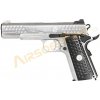 WE Airsoftová pištoľ KAC 1911 Knight Hawk Silver- celokov, BlowBack