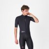 CASTELLI Cyklistická vetruodolná bunda - DO.DI.CI. SHORT SLEEVE - čierna XL