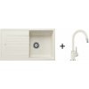 Blanco SET 10-D 24 drez silgranit ZIA 5 S 86x50 cm Biela Soft+batéria Mida-S Biela Soft 527204+526968