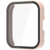 PROTEMIO 78905 PC FULL COVER Plastový kryt so sklom pre Amazfit Bip 5 ružový