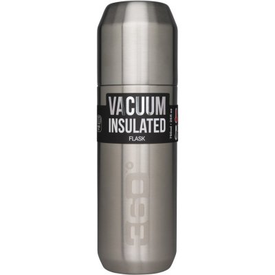 360° Vacuum Insulated Stainless Flask With Pour Through Cap Silver 750 ml