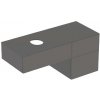 Geberit VariForm - Umývadlová skrinka, 120x51x55 cm, 3 zásuvky a zápachový uzáver, lávová 501.184.00.1